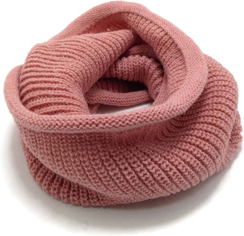 JELLYTREE Store Kids Winter Scarf Fashion Thick Knitted Warm Toddler Infinity Scarf Soft Neck Warmer for Boys Girls - Image 1